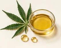 A botanical ingredient sample.